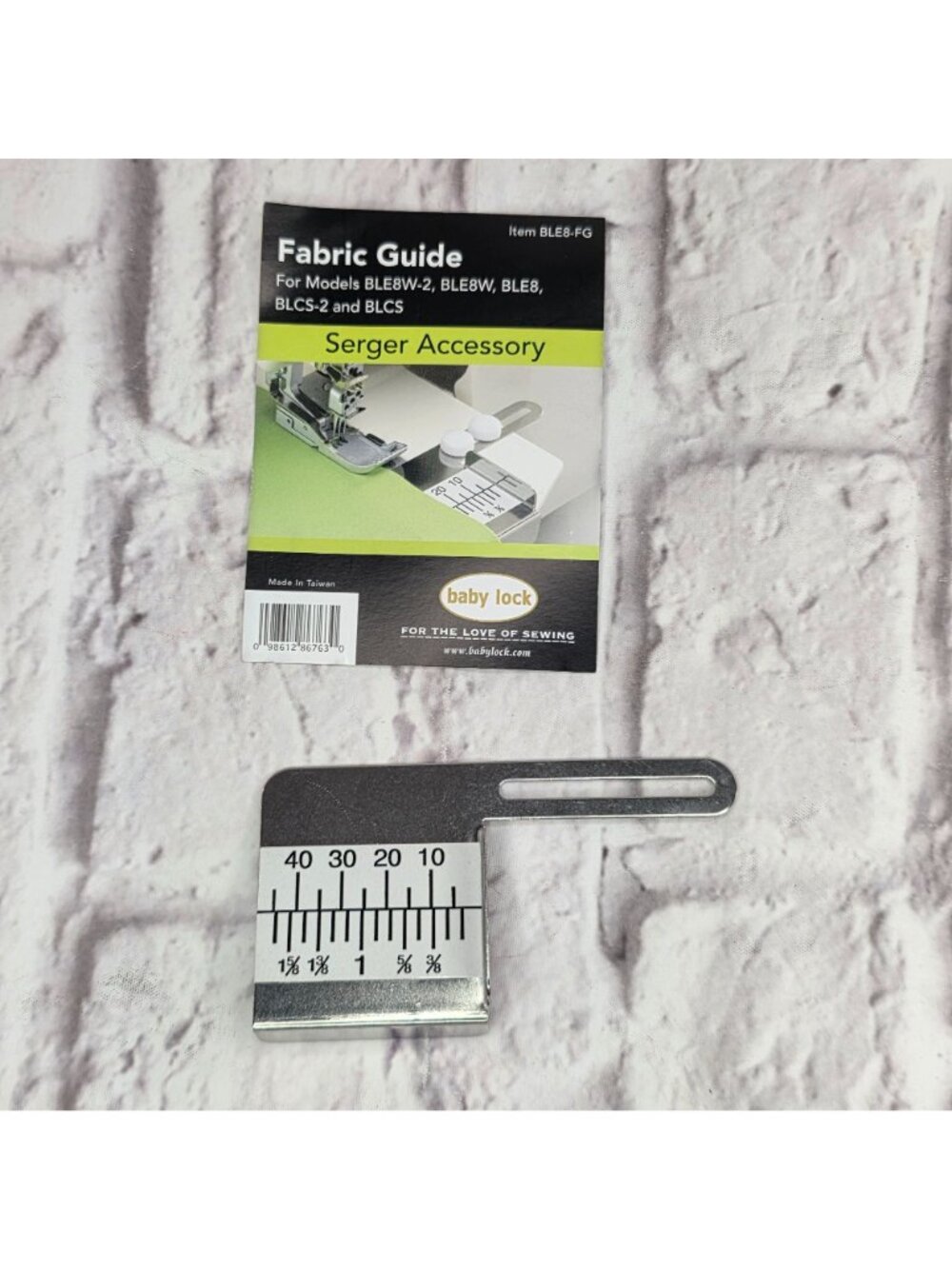 Baby Lock Fabric Guide BLE8-FG Serger Accessory For BLE8W-2 BLE8W BLE8 BLCS-2 BL - Picture 2 of 5